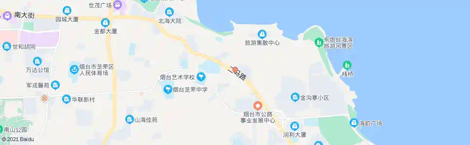 烟台东山干休所_公交站地图_烟台公交_妙搜公交查询2025