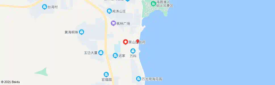 烟台莱山区政府_公交站地图_烟台公交_妙搜公交查询2025