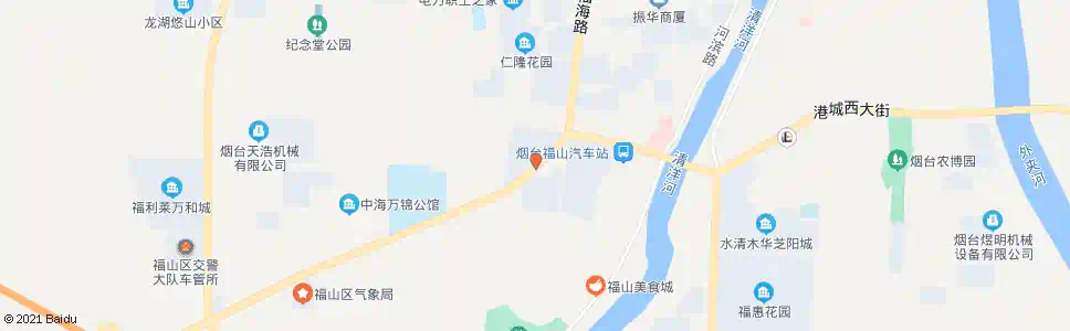 烟台怡馨华庭_公交站地图_烟台公交_妙搜公交查询2025