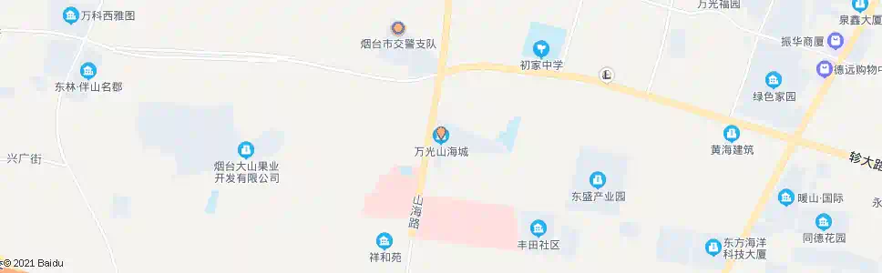 烟台万光山海城驾驶员考试基地_公交站地图_烟台公交_妙搜公交查询2025