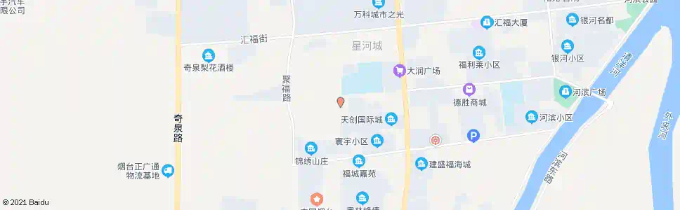 烟台福山城西居委会_公交站地图_烟台公交_妙搜公交查询2025