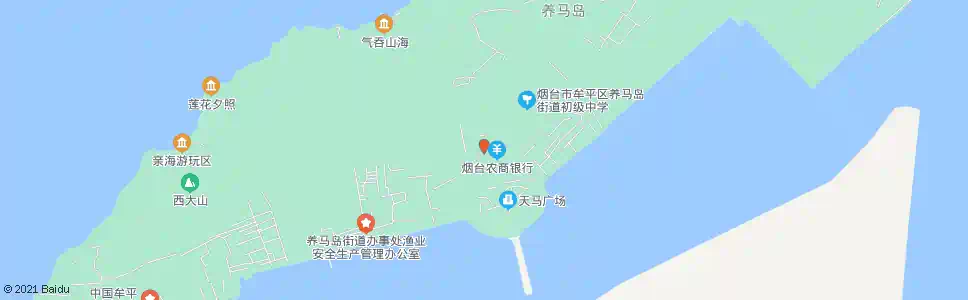 烟台养马岛邮政局_公交站地图_烟台公交_妙搜公交查询2025