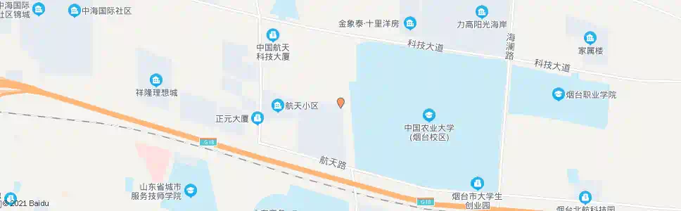烟台中国农业大学(西站)_公交站地图_烟台公交_妙搜公交查询2025