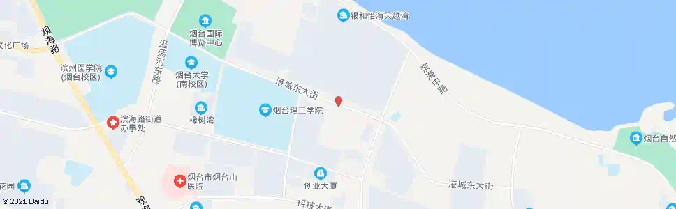 烟台天越湾小区南门北大公学幼儿园_公交站地图_烟台公交_妙搜公交查询2025
