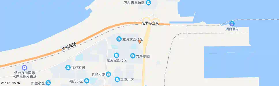 烟台龙海家园公交场站_公交站地图_烟台公交_妙搜公交查询2025