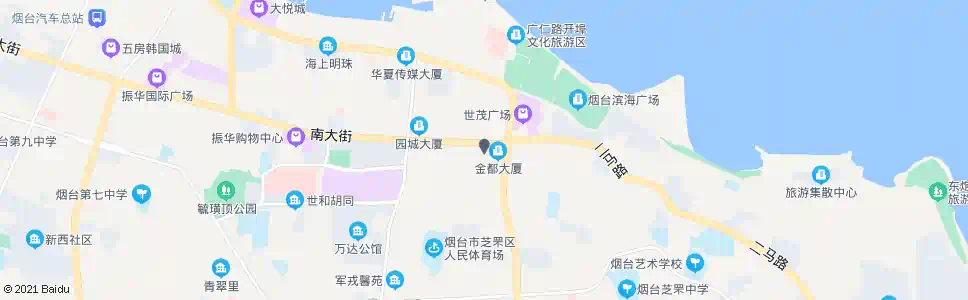烟台浦发银行_公交站地图_烟台公交_妙搜公交查询2025