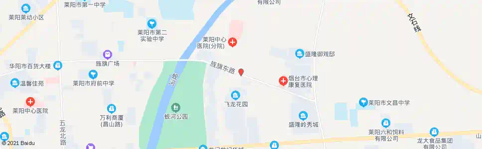 烟台飞龙花园_公交站地图_烟台公交_妙搜公交查询2025