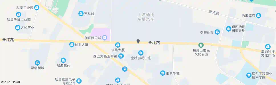 烟台上汽通用东岳汽车有限公司(福莱驾校)_公交站地图_烟台公交_妙搜公交查询2025