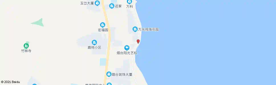烟台新城北街_公交站地图_烟台公交_妙搜公交查询2025