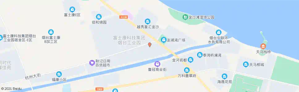 烟台富士康东门_公交站地图_烟台公交_妙搜公交查询2025