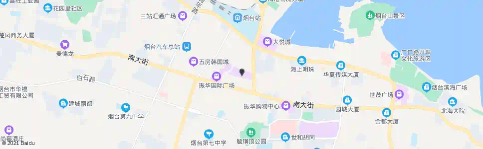 烟台振华商厦_公交站地图_烟台公交_妙搜公交查询2025