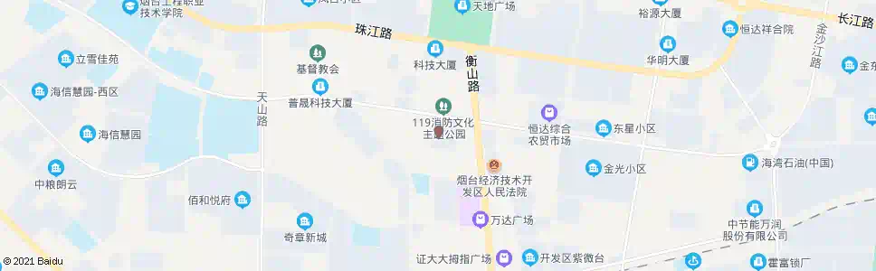 烟台开发区车管所_公交站地图_烟台公交_妙搜公交查询2025