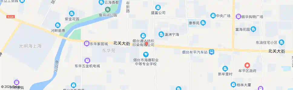 烟台牟平开发区派出所_公交站地图_烟台公交_妙搜公交查询2025