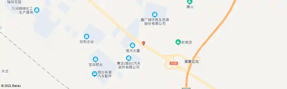 烟台山东明坤工贸(元铧钢管)_公交站地图_烟台公交_妙搜公交查询2025