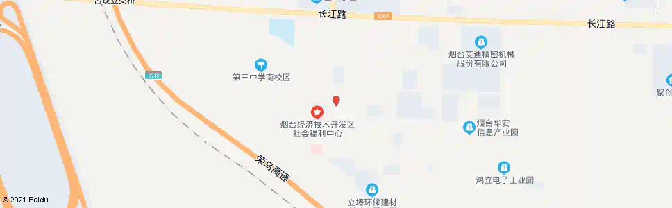 烟台开发区社会福利中心_公交站地图_烟台公交_妙搜公交查询2025
