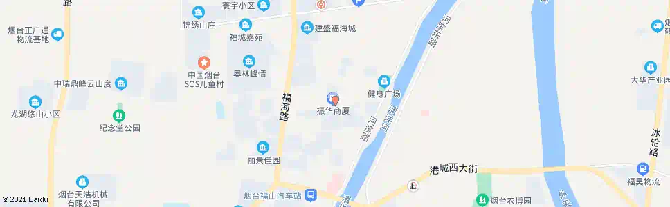 烟台福山振华商厦_公交站地图_烟台公交_妙搜公交查询2025