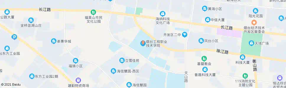 烟台烟台工程职业技术学院生活区_公交站地图_烟台公交_妙搜公交查询2025
