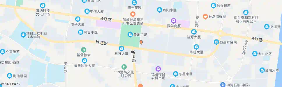 烟台金盛小区西门_公交站地图_烟台公交_妙搜公交查询2025