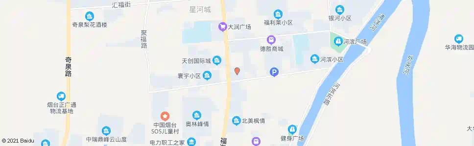烟台福海阳光花园(烟台仁济医院)_公交站地图_烟台公交_妙搜公交查询2025