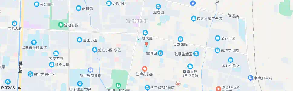 淄博市十八中学_公交站地图_淄博公交_妙搜公交查询2025