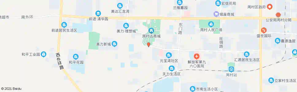 淄博古商城南门_公交站地图_淄博公交_妙搜公交查询2025