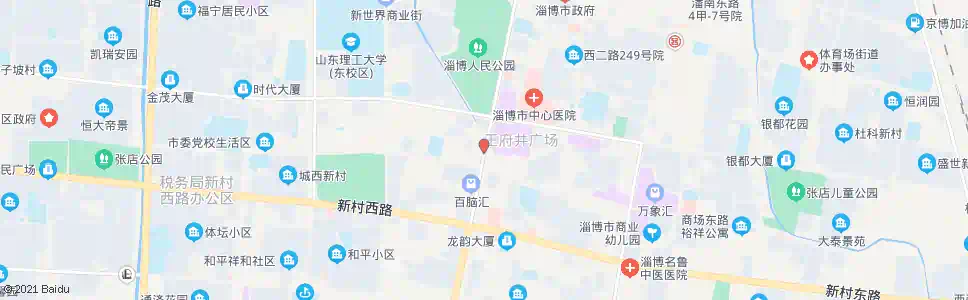 淄博天泰金店珠宝城_公交站地图_淄博公交_妙搜公交查询2025