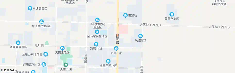 淄博西马庄村东_公交站地图_淄博公交_妙搜公交查询2025