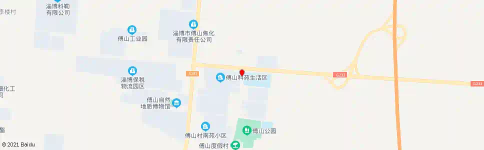 淄博付山电厂_公交站地图_淄博公交_妙搜公交查询2025