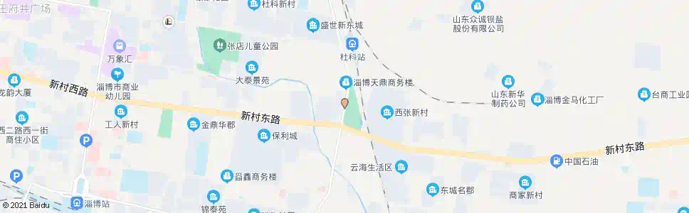 淄博张庄_公交站地图_淄博公交_妙搜公交查询2025