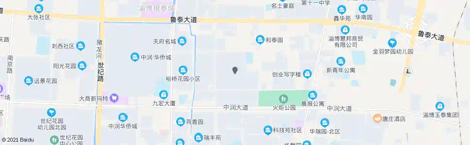 淄博新华医疗科技园_公交站地图_淄博公交_妙搜公交查询2025