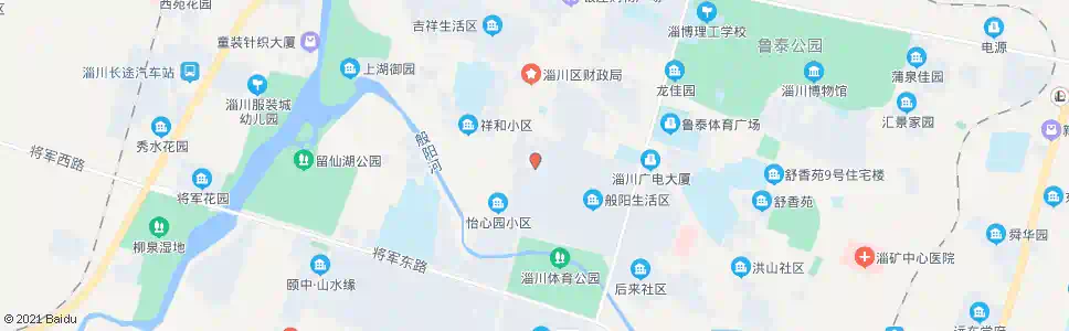淄博城二新村_公交站地图_淄博公交_妙搜公交查询2025