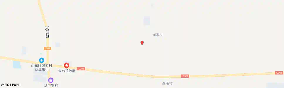 淄博谢家_公交站地图_淄博公交_妙搜公交查询2025