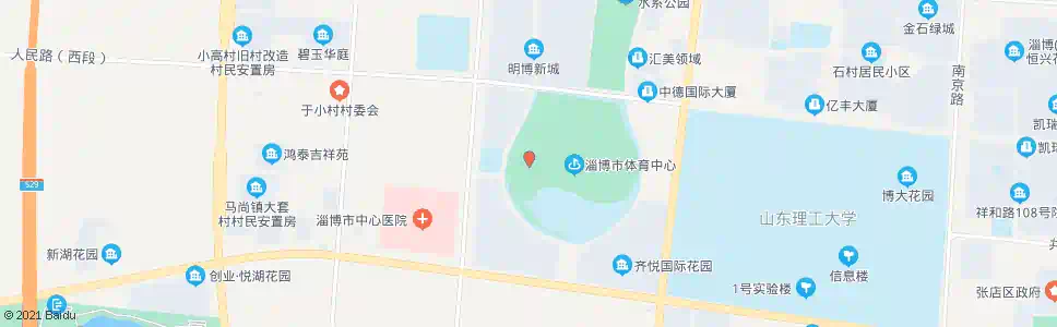 淄博游泳池_公交站地图_淄博公交_妙搜公交查询2025