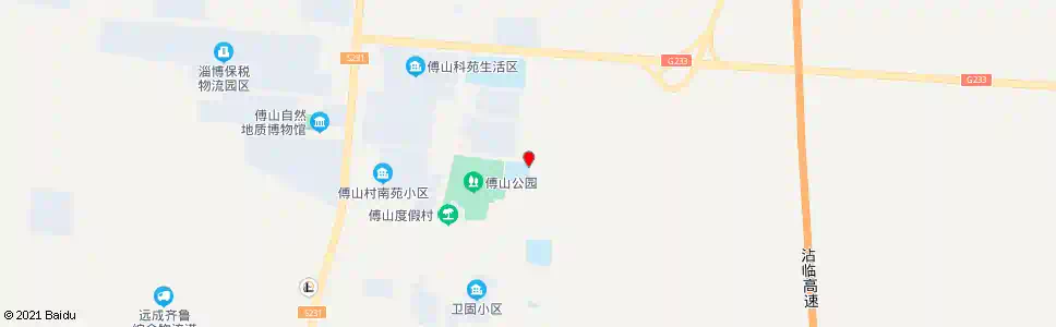 淄博二中_公交站地图_淄博公交_妙搜公交查询2025