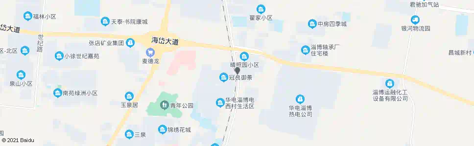 淄博冠良御景_公交站地图_淄博公交_妙搜公交查询2025