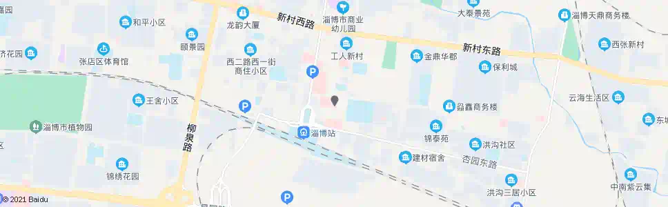 淄博新华医院_公交站地图_淄博公交_妙搜公交查询2025