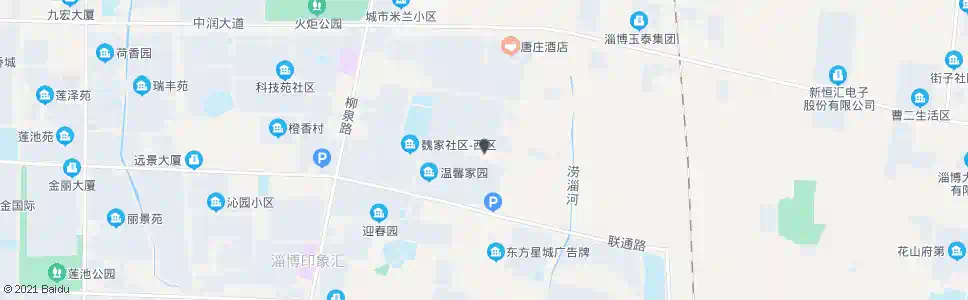 淄博潘成粮油批发市场_公交站地图_淄博公交_妙搜公交查询2025