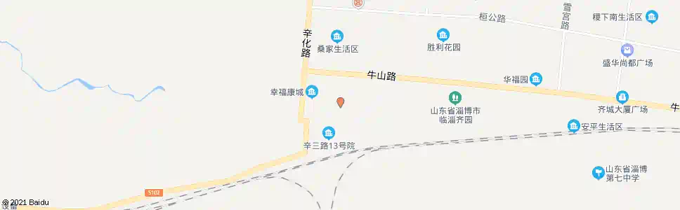 淄博二化生活区_公交站地图_淄博公交_妙搜公交查询2025