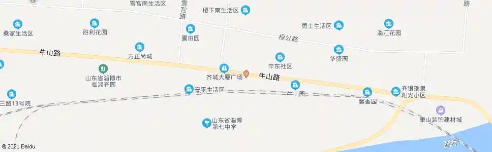淄博顺达饭店_公交站地图_淄博公交_妙搜公交查询2025