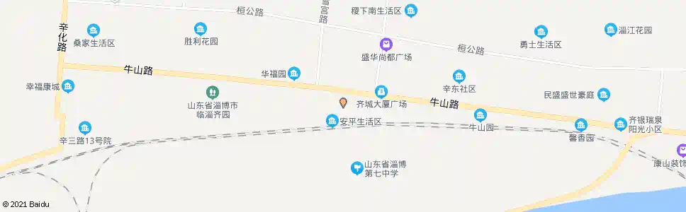 淄博辛店派出所_公交站地图_淄博公交_妙搜公交查询2025