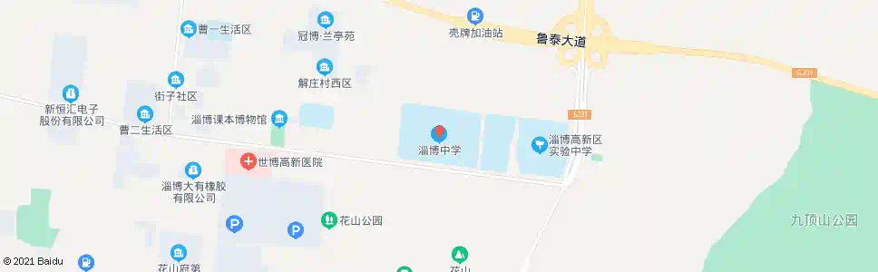 淄博孙娄中学_公交站地图_淄博公交_妙搜公交查询2025