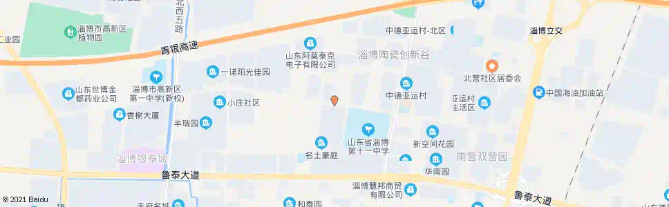 淄博幸运风工业园_公交站地图_淄博公交_妙搜公交查询2025