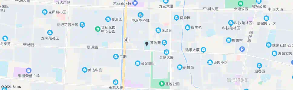 淄博莲池小学_公交站地图_淄博公交_妙搜公交查询2025