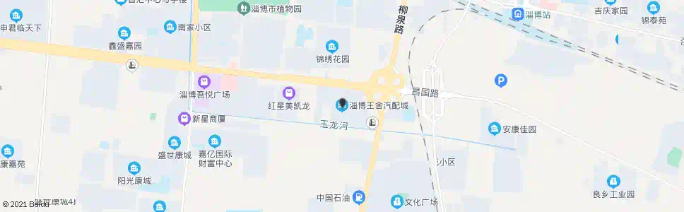 淄博王舍汽配城_公交站地图_淄博公交_妙搜公交查询2025