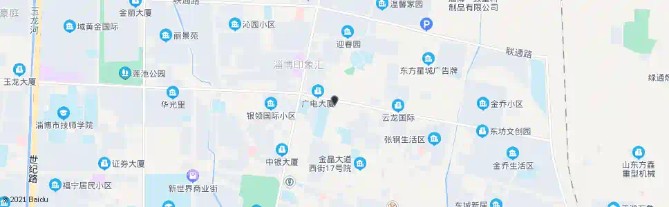 淄博鲁中宾馆_公交站地图_淄博公交_妙搜公交查询2025
