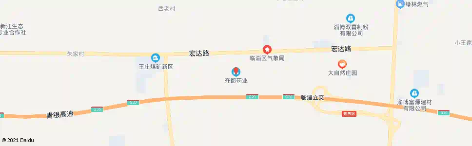 淄博齐都药业_公交站地图_淄博公交_妙搜公交查询2025