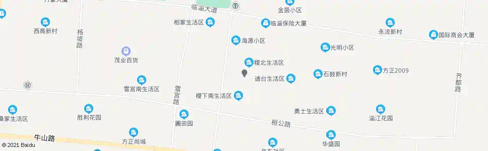 淄博齐鲁石化青少年宫_公交站地图_淄博公交_妙搜公交查询2025