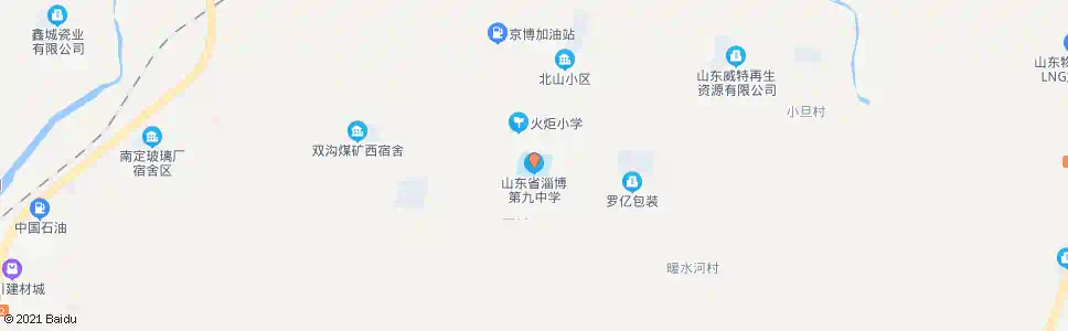 淄博九小_公交站地图_淄博公交_妙搜公交查询2025