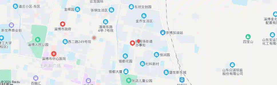 淄博二毛宿舍_公交站地图_淄博公交_妙搜公交查询2025