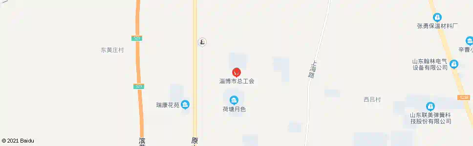 淄博市总工会_公交站地图_淄博公交_妙搜公交查询2025